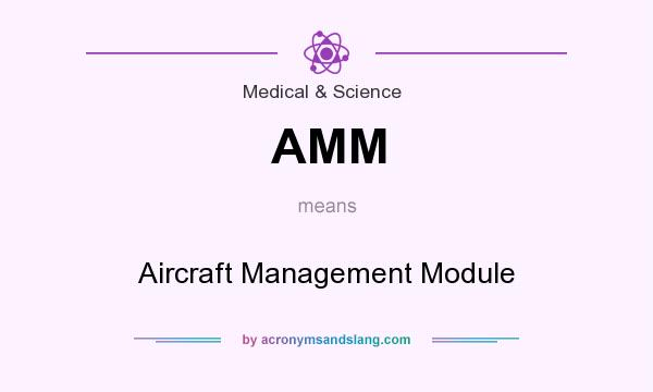 What does AMM mean? It stands for Aircraft Management Module