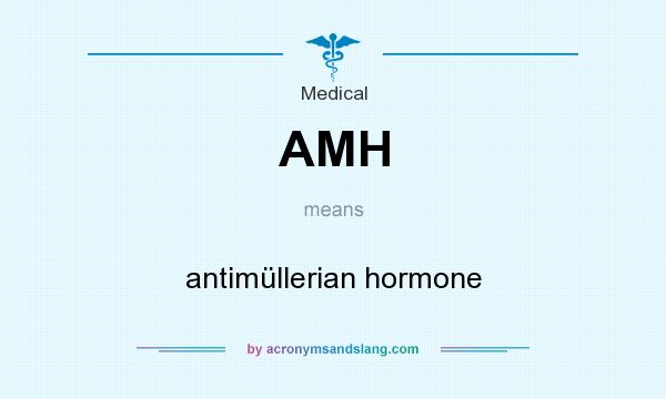 What does AMH mean? It stands for antimüllerian hormone