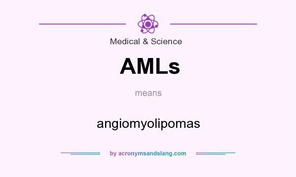 What does AMLs mean? It stands for angiomyolipomas