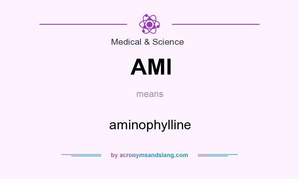 What does AMI mean? It stands for aminophylline