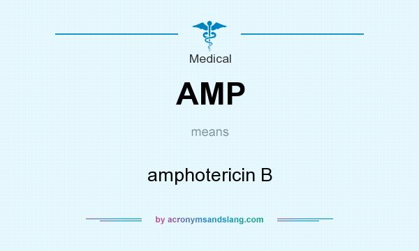 What does AMP mean? It stands for amphotericin B