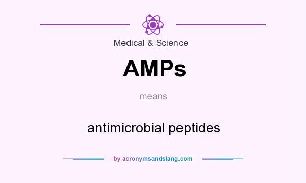 What does AMPs mean? It stands for antimicrobial peptides