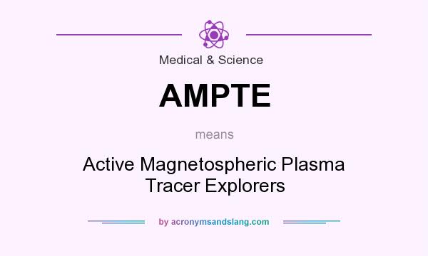 What does AMPTE mean? It stands for Active Magnetospheric Plasma Tracer Explorers