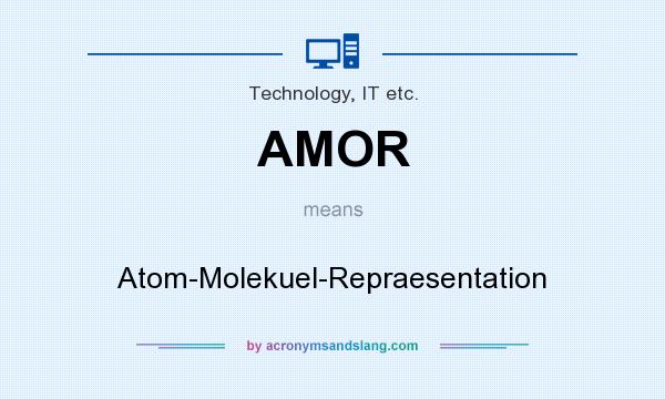 What does AMOR mean? It stands for Atom-Molekuel-Repraesentation