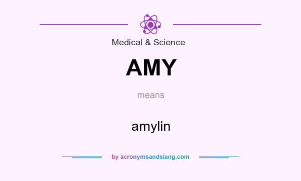 What does AMY mean? It stands for amylin