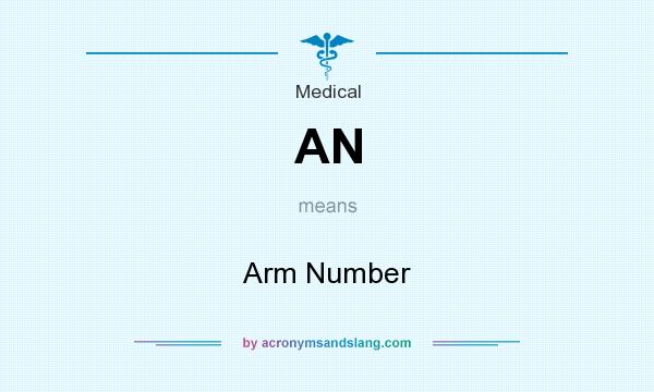 What does AN mean? It stands for Arm Number