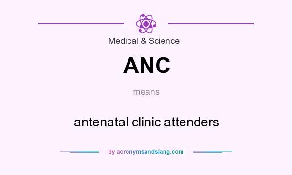 What does ANC mean? It stands for antenatal clinic attenders