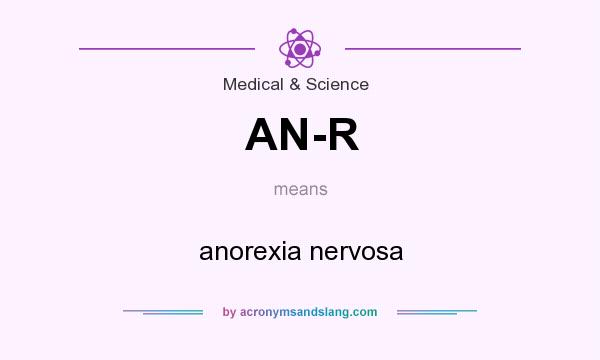 What does AN-R mean? It stands for anorexia nervosa