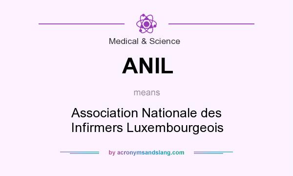 What does ANIL mean? It stands for Association Nationale des Infirmers Luxembourgeois