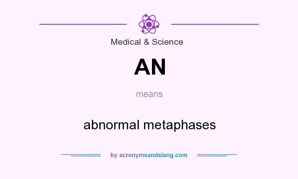 What does AN mean? It stands for abnormal metaphases