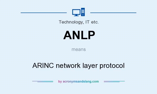 What does ANLP mean? It stands for ARINC network layer protocol