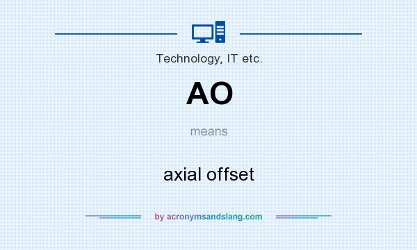 What does AO mean? It stands for axial offset