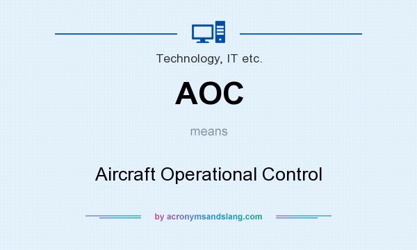What does AOC mean? It stands for Aircraft Operational Control