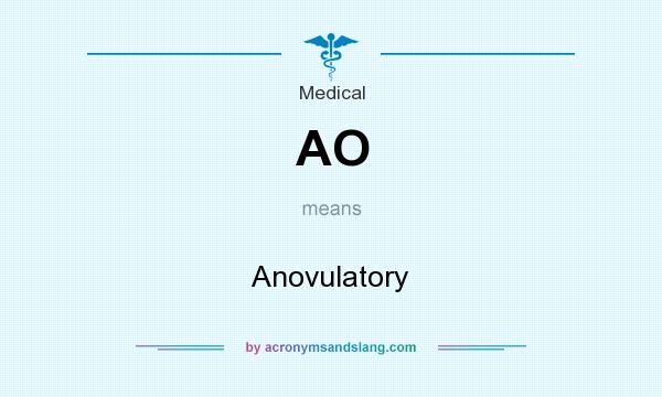 What does AO mean? It stands for Anovulatory