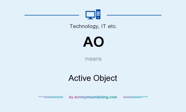 What does AO mean? It stands for Active Object