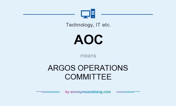 What does AOC mean? It stands for ARGOS OPERATIONS COMMITTEE