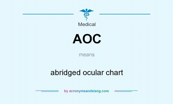 What does AOC mean? It stands for abridged ocular chart