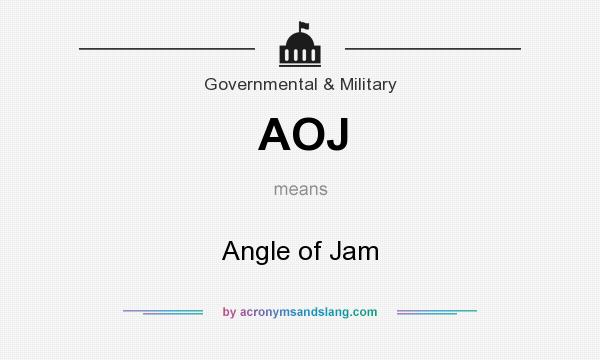 What does AOJ mean? It stands for Angle of Jam