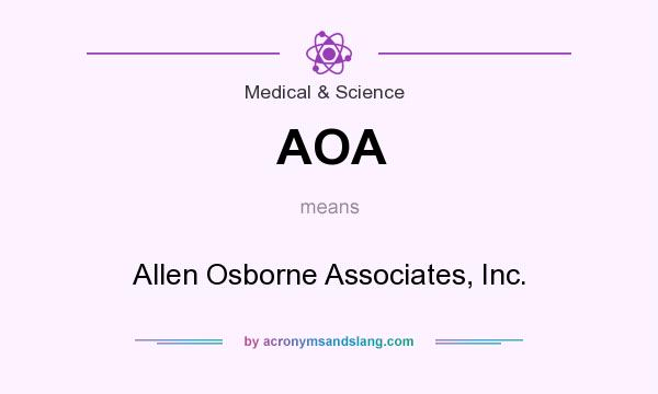 What does AOA mean? It stands for Allen Osborne Associates, Inc.
