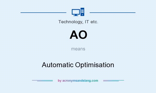 What does AO mean? It stands for Automatic Optimisation