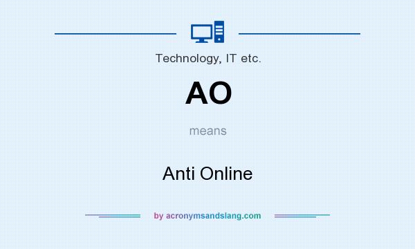 What does AO mean? It stands for Anti Online