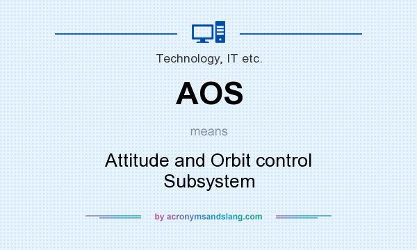 What does AOS mean? It stands for Attitude and Orbit control Subsystem