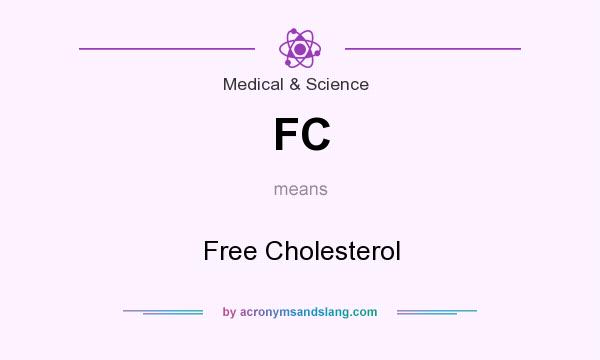 What does FC mean? It stands for Free Cholesterol