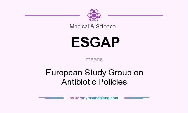 What does ESGAP mean? It stands for European Study Group on Antibiotic Policies