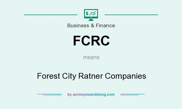 What does FCRC mean? It stands for Forest City Ratner Companies
