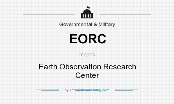 What does EORC mean? It stands for Earth Observation Research Center