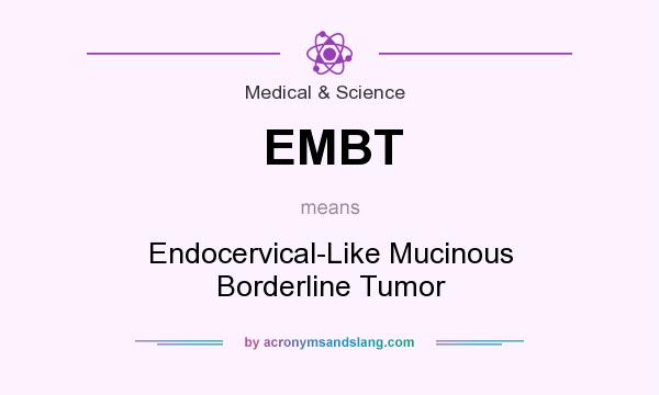 What does EMBT mean? It stands for Endocervical-Like Mucinous Borderline Tumor