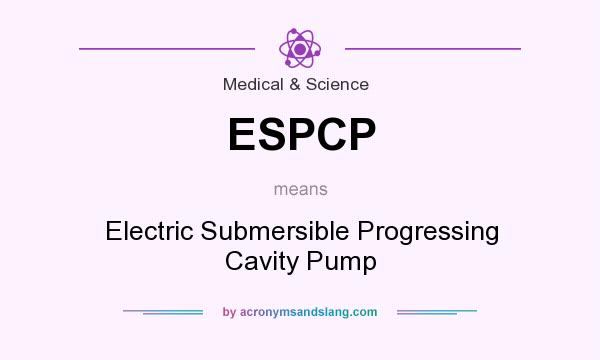 What does ESPCP mean? It stands for Electric Submersible Progressing Cavity Pump