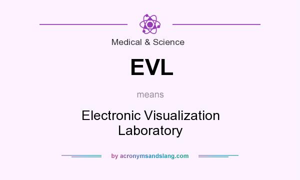 What does EVL mean? It stands for Electronic Visualization Laboratory