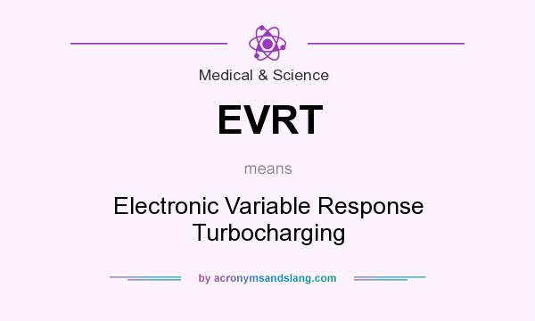 What does EVRT mean? It stands for Electronic Variable Response Turbocharging