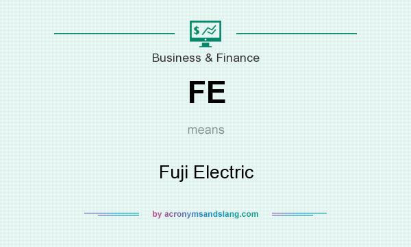 What does FE mean? It stands for Fuji Electric