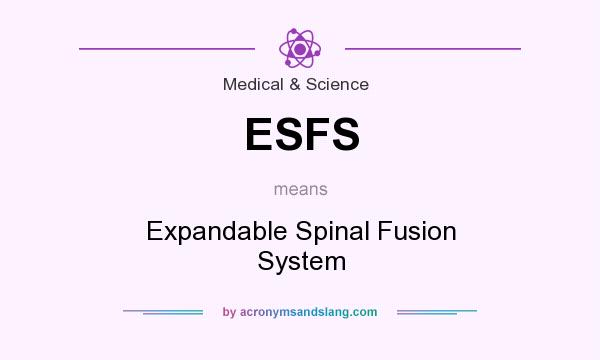 What does ESFS mean? It stands for Expandable Spinal Fusion System