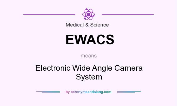 What does EWACS mean? It stands for Electronic Wide Angle Camera System