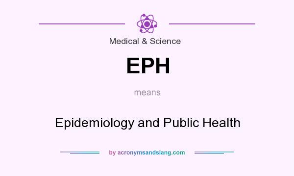 What does EPH mean? It stands for Epidemiology and Public Health