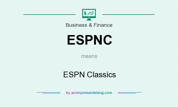 What does ESPNC mean? It stands for ESPN Classics