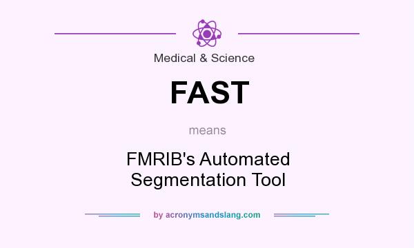 What does FAST mean? It stands for FMRIB`s Automated Segmentation Tool