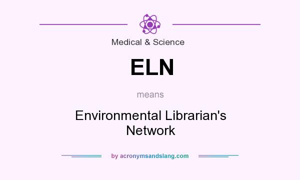 What does ELN mean? It stands for Environmental Librarian`s Network