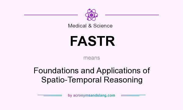 What does FASTR mean? It stands for Foundations and Applications of Spatio-Temporal Reasoning