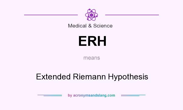 What does ERH mean? It stands for Extended Riemann Hypothesis
