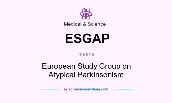 What does ESGAP mean? It stands for European Study Group on Atypical Parkinsonism