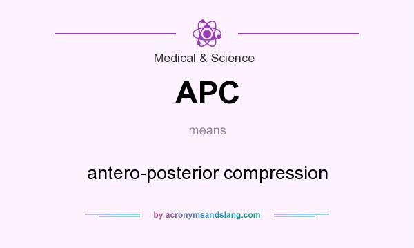 What does APC mean? It stands for antero-posterior compression