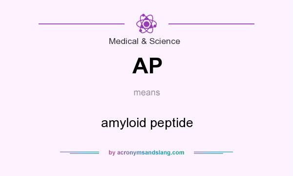 What does AP mean? It stands for amyloid peptide