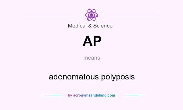 What does AP mean? It stands for adenomatous polyposis