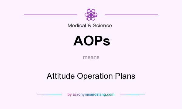 What does AOPs mean? It stands for Attitude Operation Plans