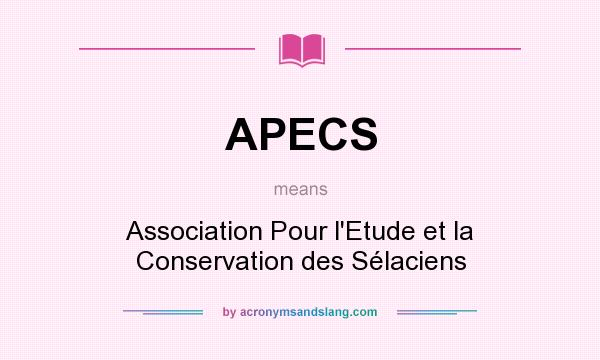 What does APECS mean? It stands for Association Pour l`Etude et la Conservation des Sélaciens