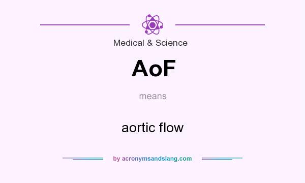 What does AoF mean? It stands for aortic flow